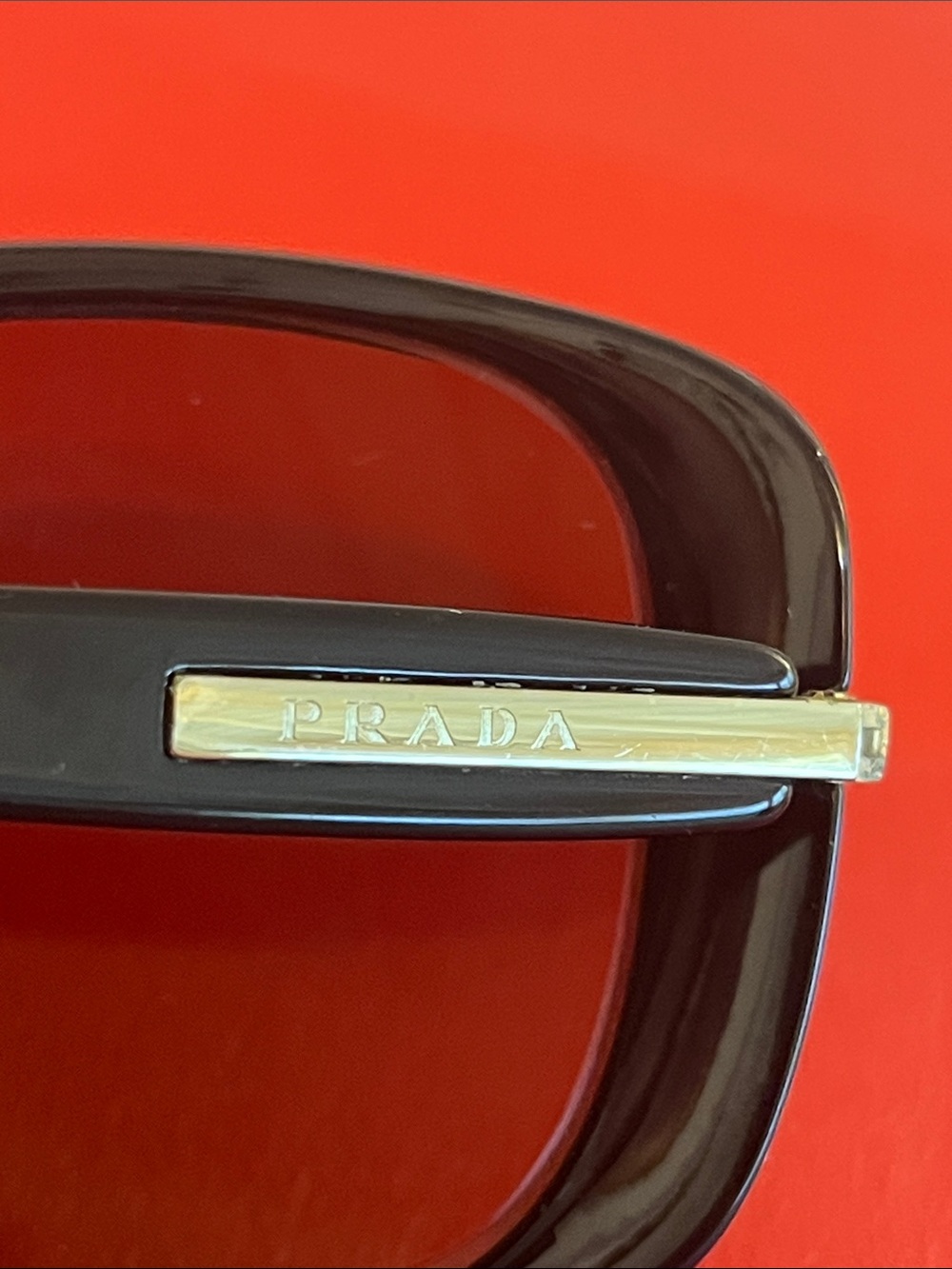Prada Women's SPR08O SPR/08O 57-17 14B-OA7 1302N Prada Black - Picture 5 of 5